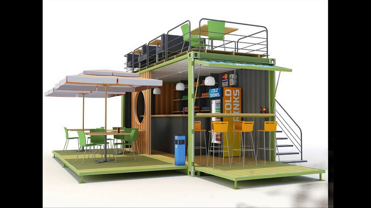 Thiết kế container thành những quán cà phê di động đẹp mắt, ấn tượng ?