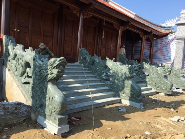 Công trình xây dựng mang đậm nét cổ kính truyền thống Việt Nam từ đá xanh Thanh Hóa