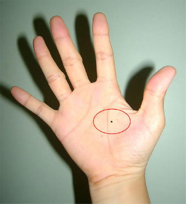 Ý nghĩa các vị trí nốt ruồi trong lòng bàn tay