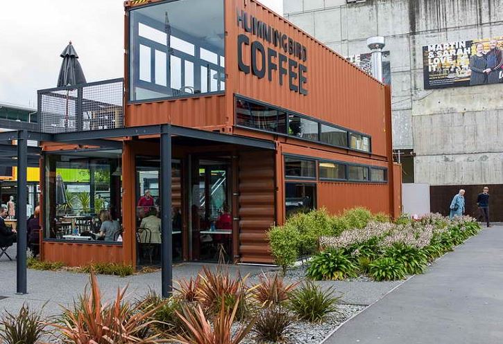 Thiết kế quán cafe container ấn tượng hút khách - Nội Thất Hòa Phát