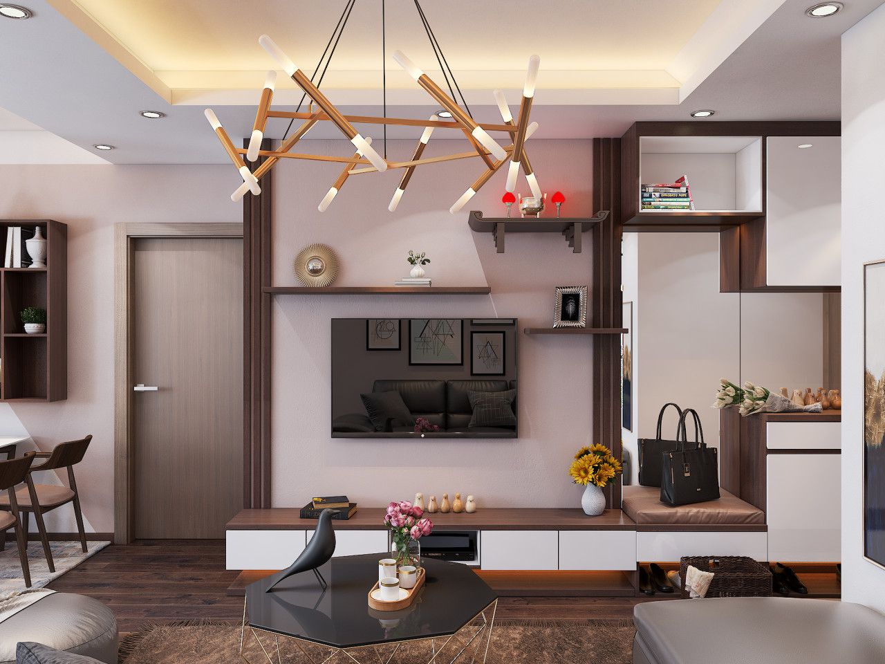 Kinh nghiệm thiết kế nội thất chung cư giá rẻ - OfficeHome Funi