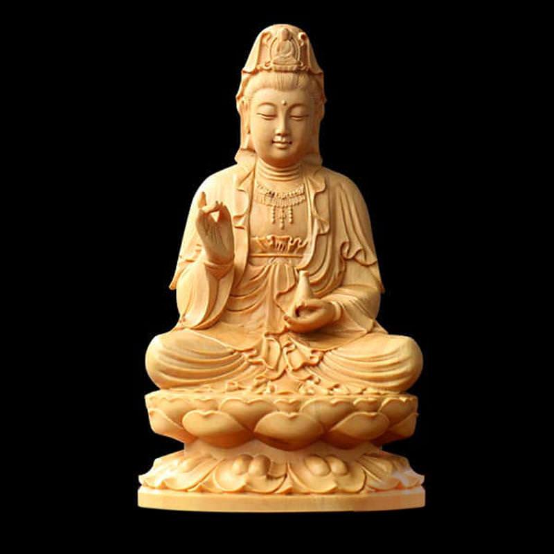 Hoan hỉ ngắm 17+ Tượng Phật bằng gỗ điêu khắc đẹp nhất 2021