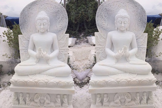 Mẫu tượng Phật Thích Ca Mâu Ni bằng đá nguyên khối